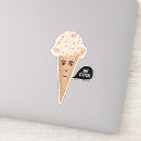 Search for pink ice cream cone stickers Illustration