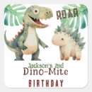 Search for dinosaurs stickers Birthday party