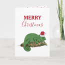 Search for reptile christmas cards Chameleon