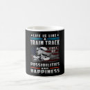 Search for funny railroad mugs Locomotive