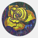 Search for dark yellow stickers Flower