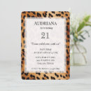 Search for animal print birthday invitations Leopard