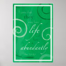 Search for abundant life posters Scripture