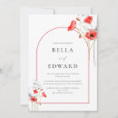 Search for poppy invitations Red