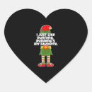 Search for elf heart stickers Santa claus