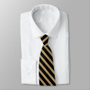 Search for black and gold ties Diagonal stripes