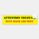 Search for stay back bumper stickers Funny