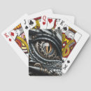Search for eyes playing cards Close up