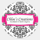 Search for pink and black swirls stickers Damask