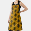 Search for black and white damask aprons Elegant