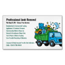 Search for trash removal business cards Waste management