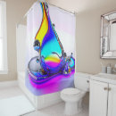 Search for iridescent shower curtains Yellow