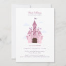 Search for princess 1st birthday invitations Magical