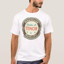 Search for choir tenor tshirts Singing