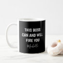 Search for boss lady black mugs Quote