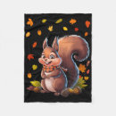Search for cute squirrel blankets Autumn