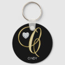 Search for monogram c key rings Elegant