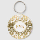 Search for floral damask key rings Girly