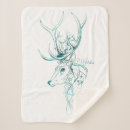 Search for stag blankets Watercolor