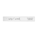 Search for married and merry return address labels Newlyweds