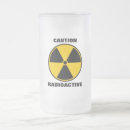 Search for radioactive mugs Danger