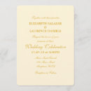 Search for ivory and gold wedding invitations Simple