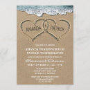 Search for heart rehearsal dinner invitations Hearts in the sand