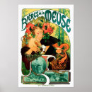 Search for beer advertisements art Alphonse mucha