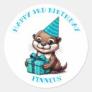 Search for cartoon otter stickers For kids