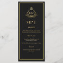 Search for 1920s menus Black and gold