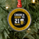 Search for 21st birthday christmas tree decorations 21 years old