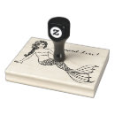 Search for mermaids rubber stamps Girl