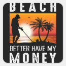 Search for better square stickers Beach