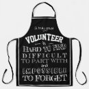 Search for volunteer aprons Typography