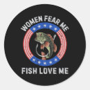 Search for love to fish stickers Humour