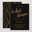 Search for black and gold bridal shower invitations Bride