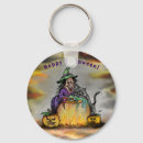 Search for halloween key rings Witch