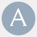 Search for light blue and white stickers Monogrammed