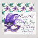 Search for masquerade 21st birthday invitations Modern