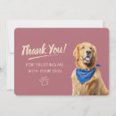 Search for for pet sitting thank you cards Dog walker