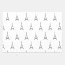 Search for eiffel wrapping paper Bonjour