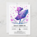 Search for dancer birthday invitations Watercolor