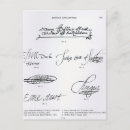 Search for signature postcards Ink