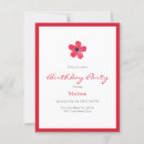 Search for red petals invitations Modern