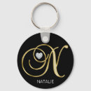 Search for letter n key rings Initial