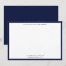 Search for blue border note cards Elegant