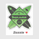 Search for retro surfboard stickers Hawaiian