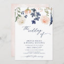 Search for peach and blue wedding invitations Botanical