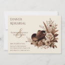 Search for cowboy rehearsal dinner invitations Elegant