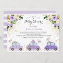 Search for lilac gold baby shower invitations Watercolor floral